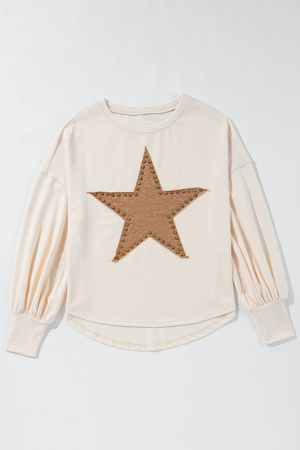 Apricot oversized long sleeve top - Love Salve